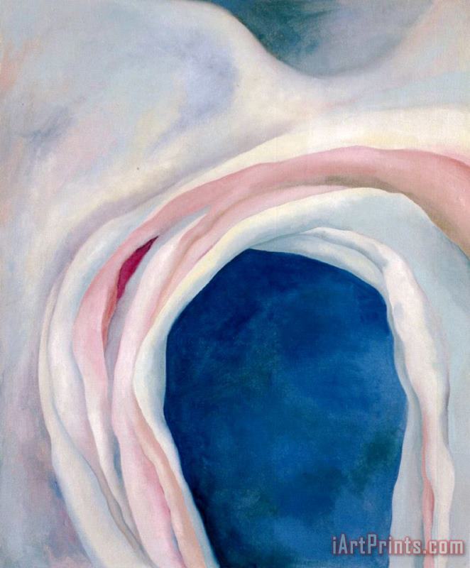 Music Pink And Blue No. 1, 1918 painting - Georgia O'keeffe Music Pink And Blue No. 1, 1918 Art Print