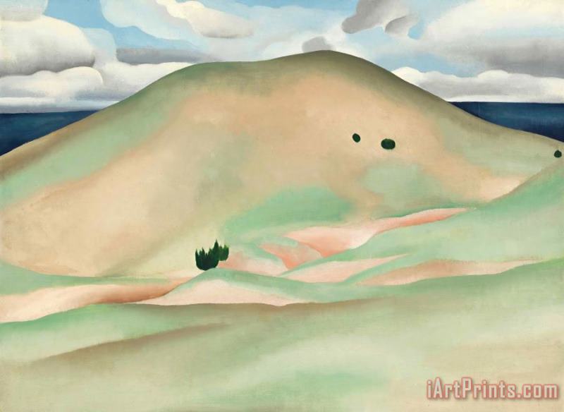 Georgia O'keeffe New Mexico Near Taos, 1929 Art Print