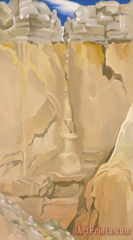 Georgia O'Keeffe Part of The Cliff Art Print