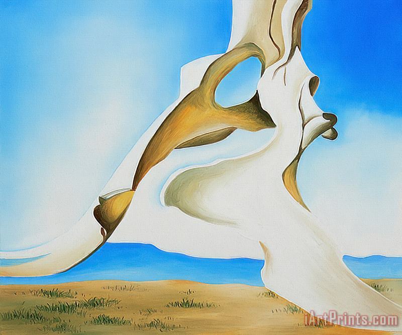 Pelvis with The Distance 1943 painting - Georgia O'keeffe Pelvis with The Distance 1943 Art Print