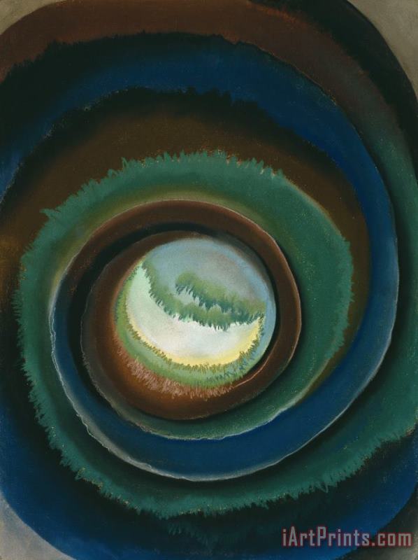 Georgia O'keeffe Pond in The Woods, 1922 Art Painting