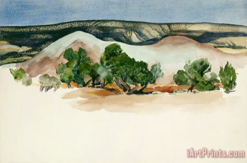 Untitled (ghost Ranch Landscape), Ca. 1936 painting - Georgia O'keeffe Untitled (ghost Ranch Landscape), Ca. 1936 Art Print