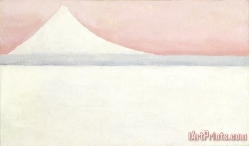 Georgia O'keeffe Untitled (mt. Fuji), 1960 Art Painting