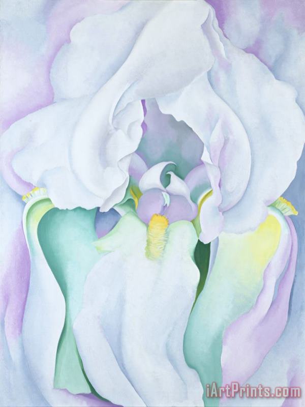 Georgia O'Keeffe White Iris Art Painting