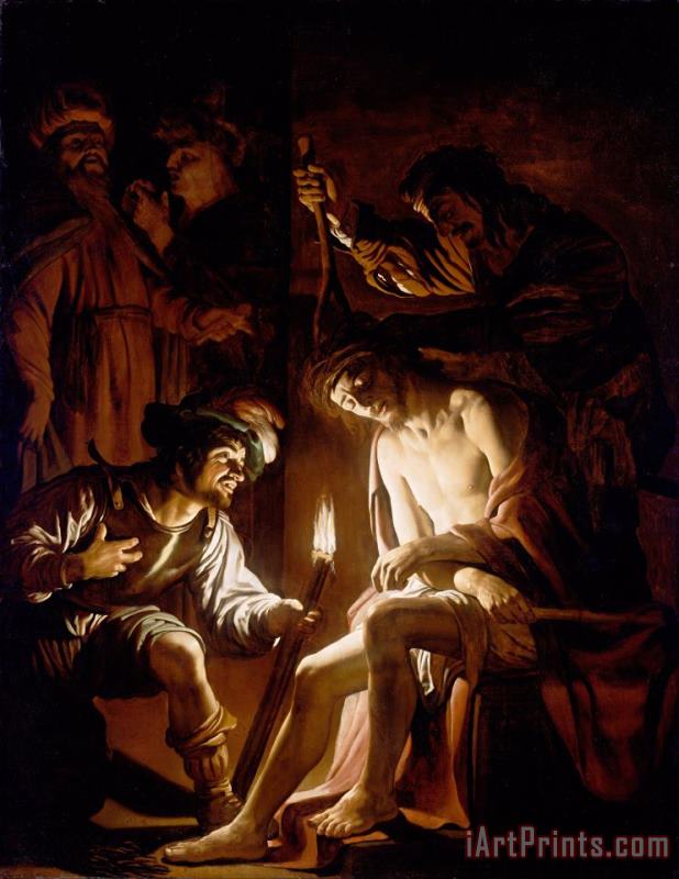 Gerard Van Honthorst Christ Crowned with Thorns Art Painting
