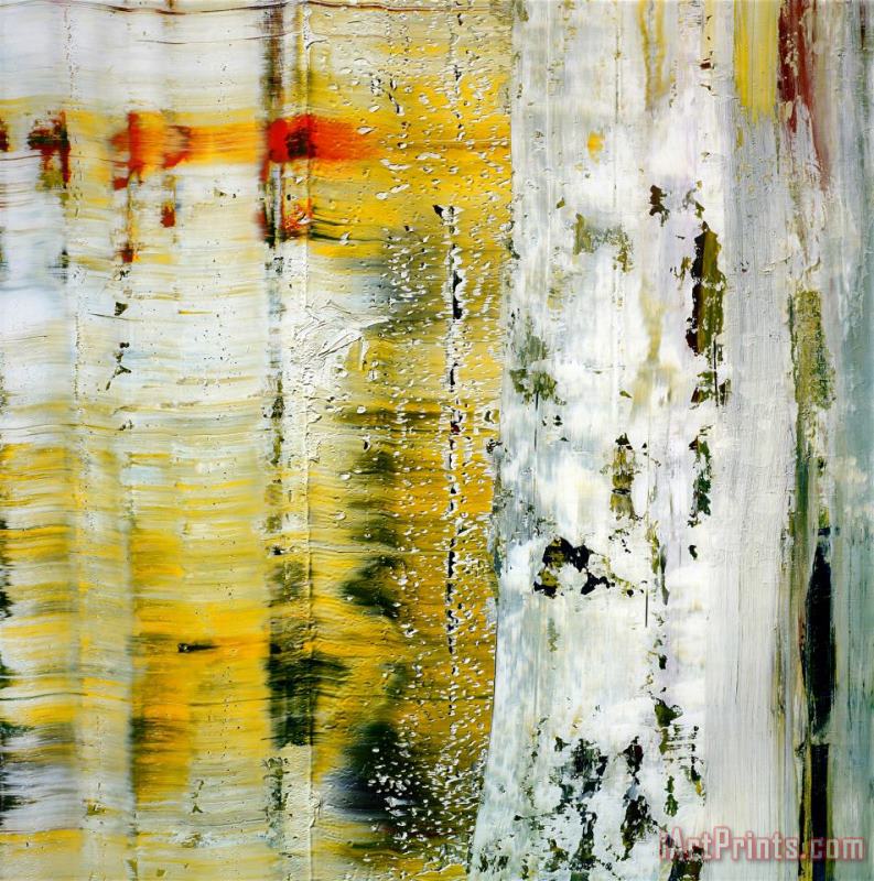 Cage F.ff. painting - Gerhard Richter Cage F.ff. Art Print