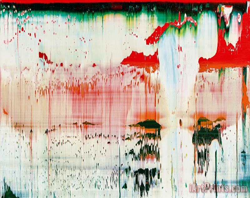 Fuji (839 37), 1996 painting - Gerhard Richter Fuji (839 37), 1996 Art Print