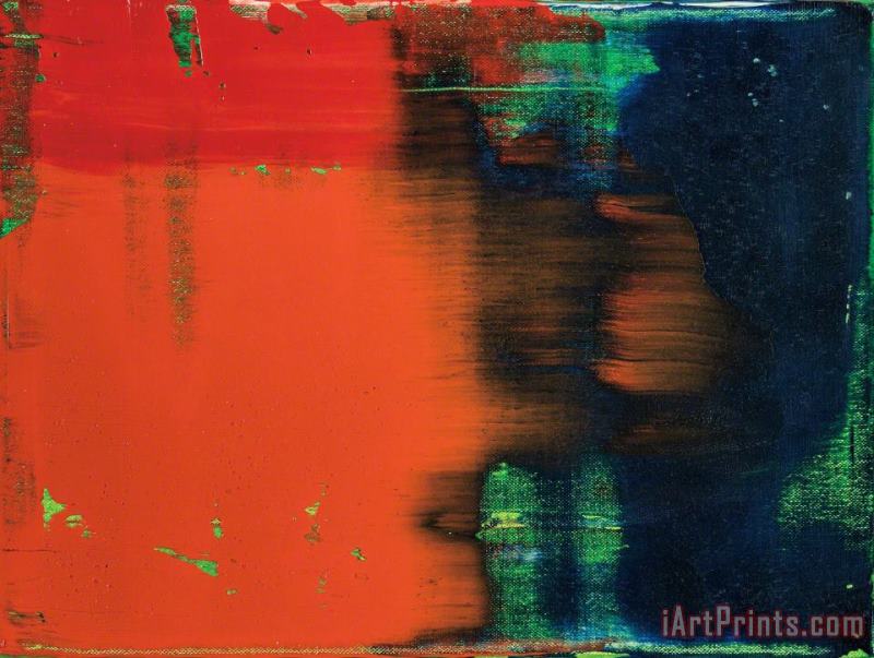 Gerhard Richter Grun Blau Rot 789 5, 1993 Art Painting