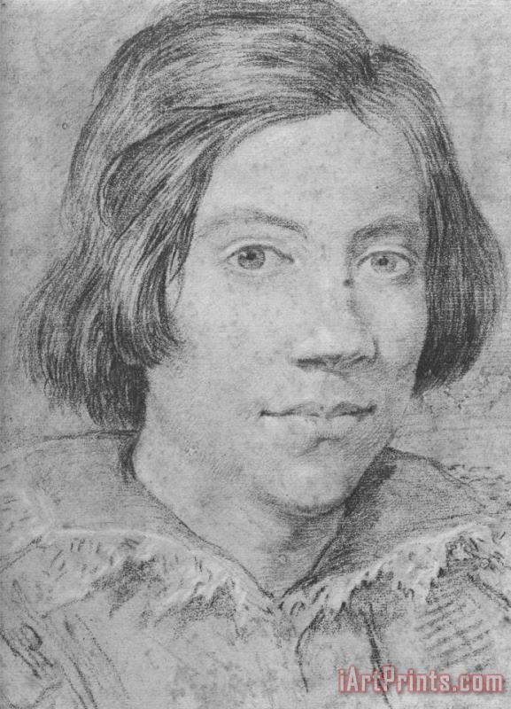 Gian Lorenzo Bernini Portrait of a Young Man Art Painting