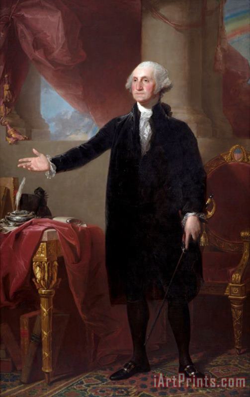 Gilbert Stuart George Washington (the Lansdowne Portrait) Art Print