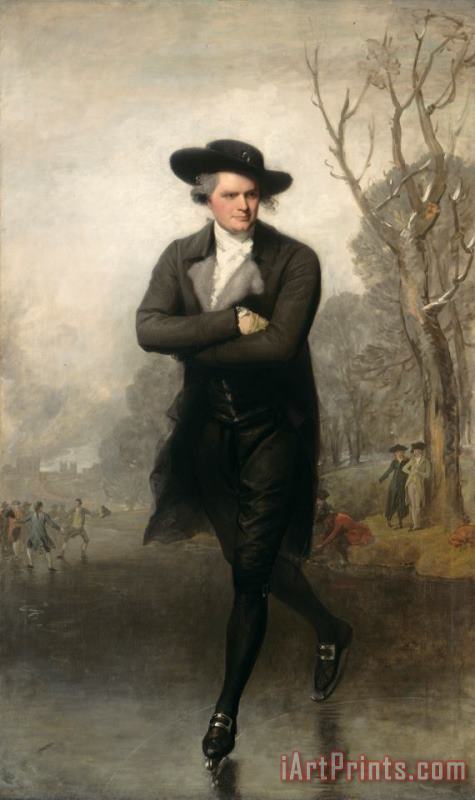Gilbert Stuart The Skater Portrait Of William Grant Art Painting