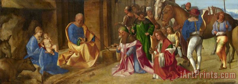 The Adoration of The Kings painting - Giorgione The Adoration of The Kings Art Print