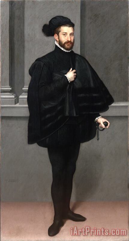 Giovanni Battista Moroni The Knight in Black Art Print