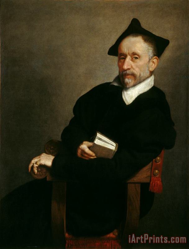 Giovanni Battista Moroni Titian's Schoolmaster Art Painting