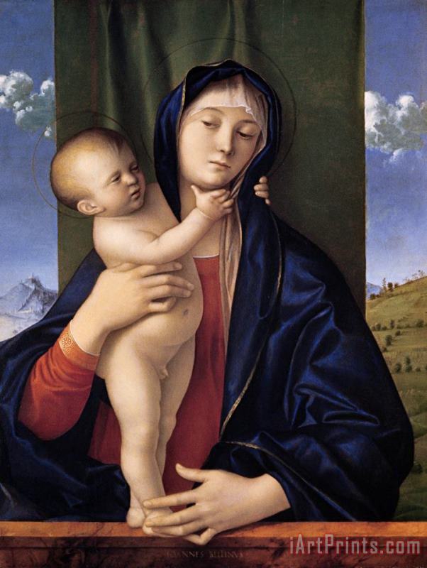Giovanni Bellini Madonna with The Child Art Painting