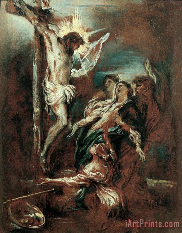Giovanni Benedetto Castiglione  Crucifixion Art Painting