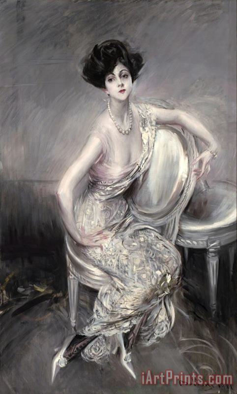 Portrait of Rita De Acosta Lydig, 1911 painting - Giovanni Boldini Portrait of Rita De Acosta Lydig, 1911 Art Print