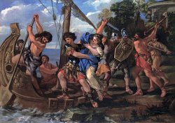 Giovanni Francesco Romanelli The Elena Kidnapping