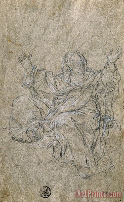 Giovanni Odazzi Study for Saint Catherine Art Print