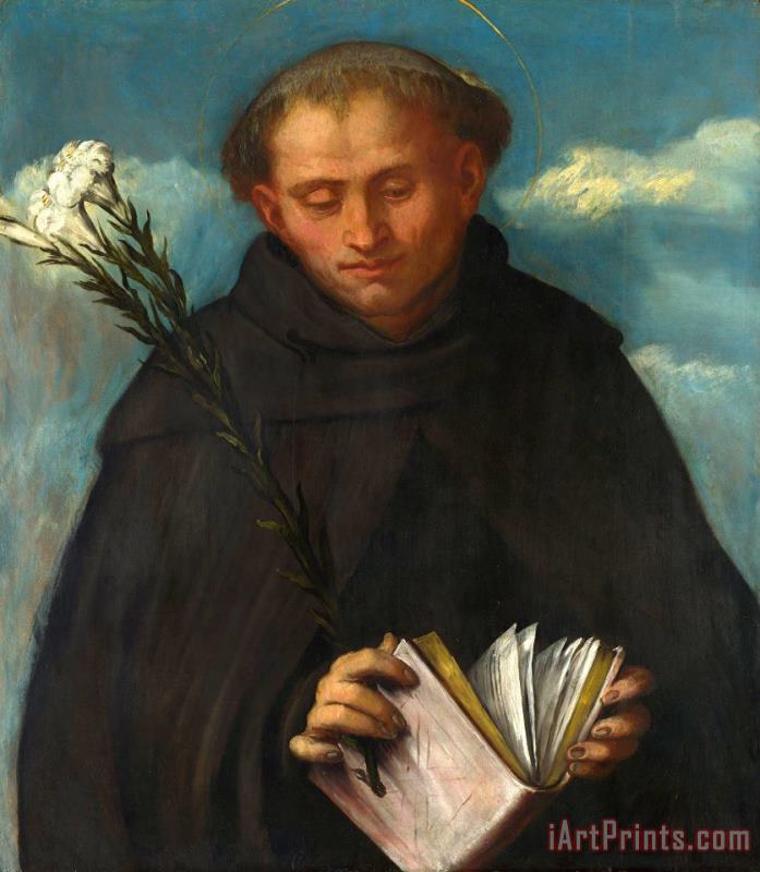 Saint Filippo Benizzi painting - Girolamo Romanino Saint Filippo Benizzi Art Print