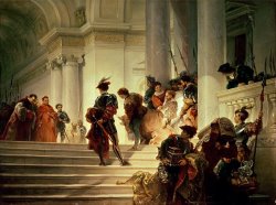 Giuseppe Lorenzo Gatteri Cesare Borgia leaving the Vatican