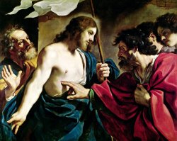 Guercino The Incredulity of Saint Thomas