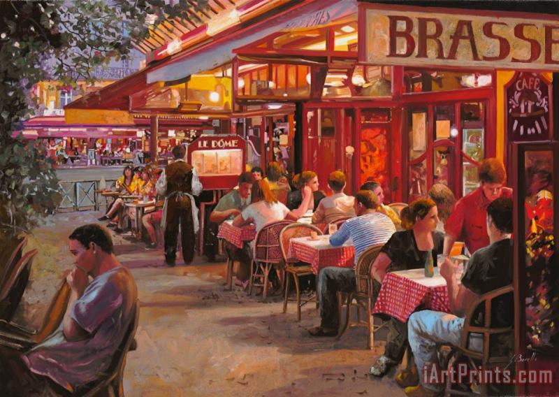 A Cena In Estate painting - Collection 7 A Cena In Estate Art Print