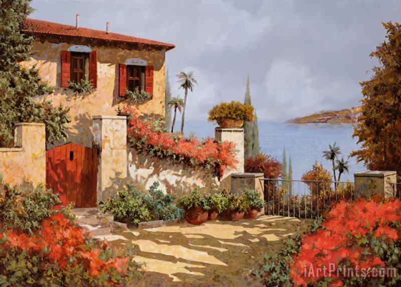 Il Giardino Rosso painting - Collection 7 Il Giardino Rosso Art Print