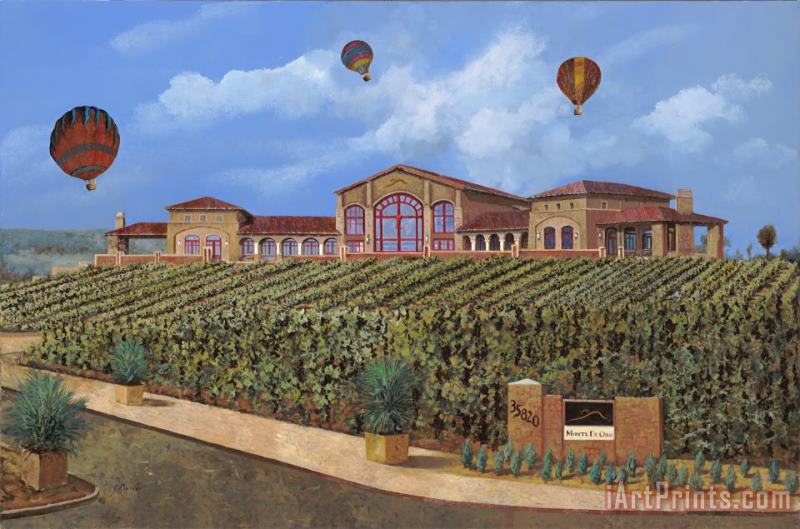Collection 7 Monte de Oro and the air balloons Art Painting