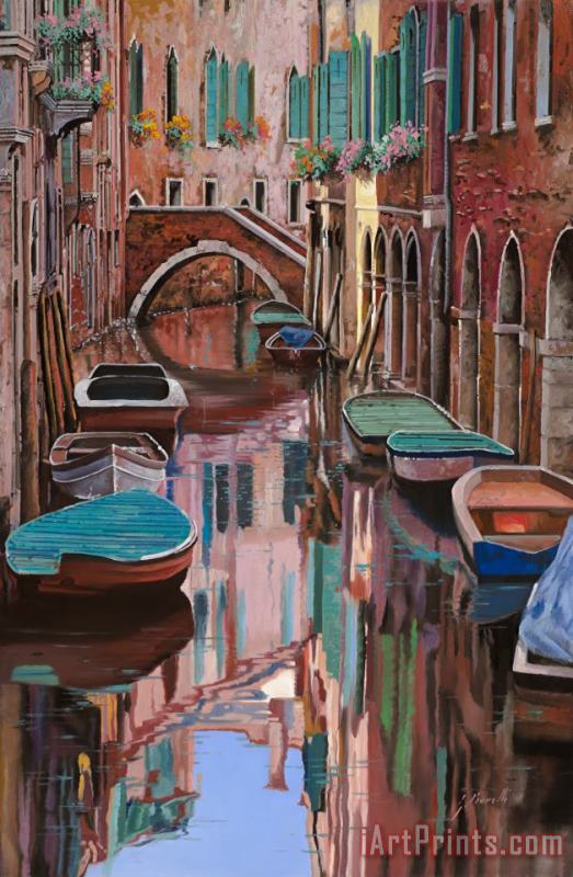 Venezia a colori painting - Collection 7 Venezia a colori Art Print