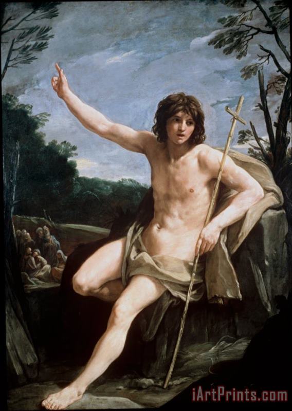 Guido Reni St John The Baptist in The Wilderness Art Painting