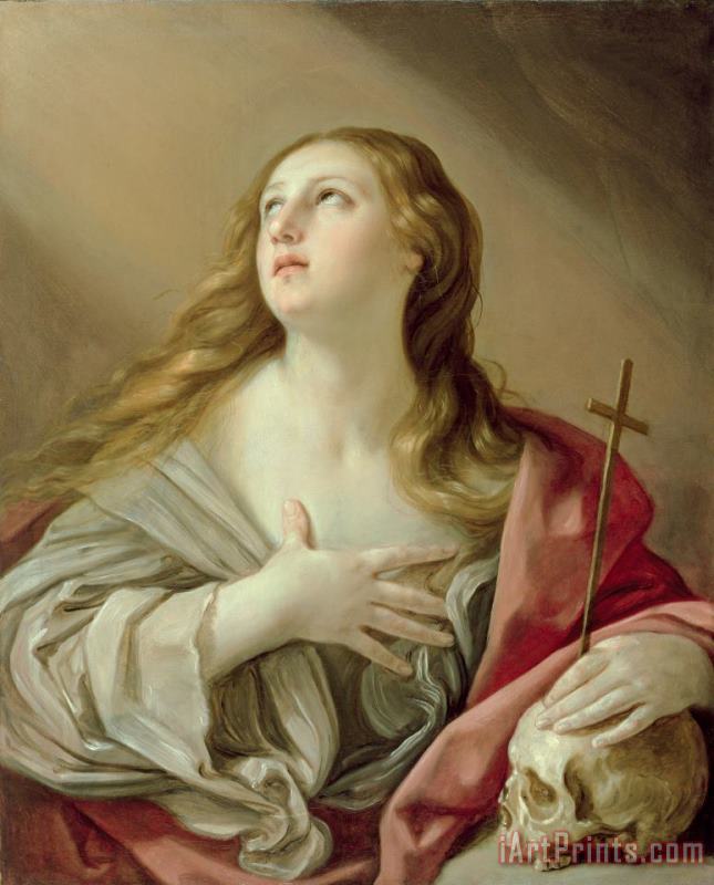 Guido Reni The Penitent Magdalene Art Painting