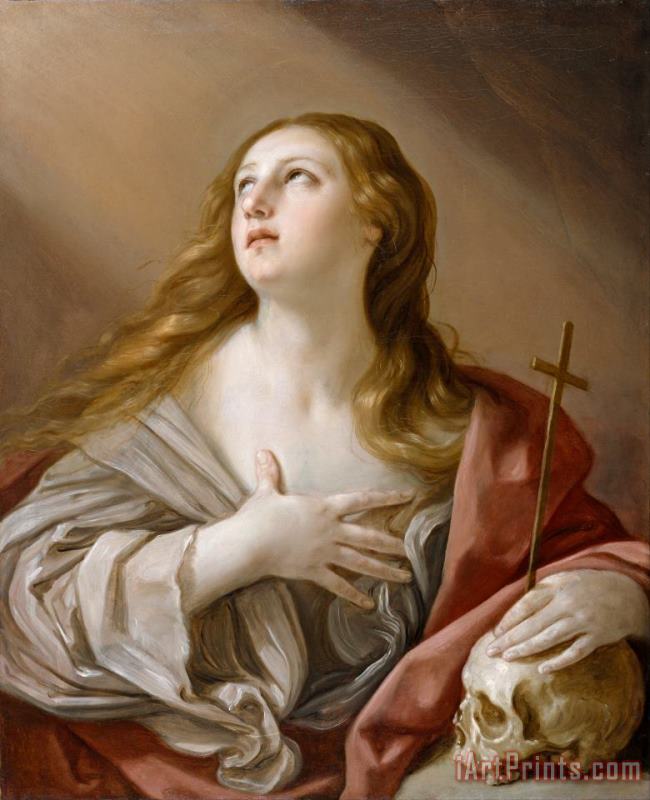 The Penitent Magdalene painting - Guido Reni The Penitent Magdalene Art Print