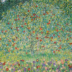 Gustav Klimt Apple Tree I painting