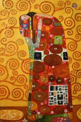 Gustav Klimt Fulfillment Stoclet Frieze