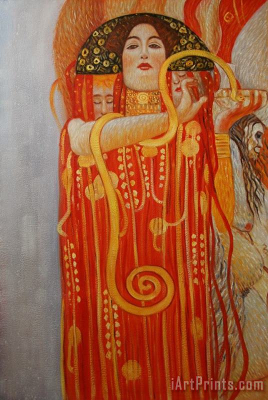 Gustav Klimt Hygieia Art Painting