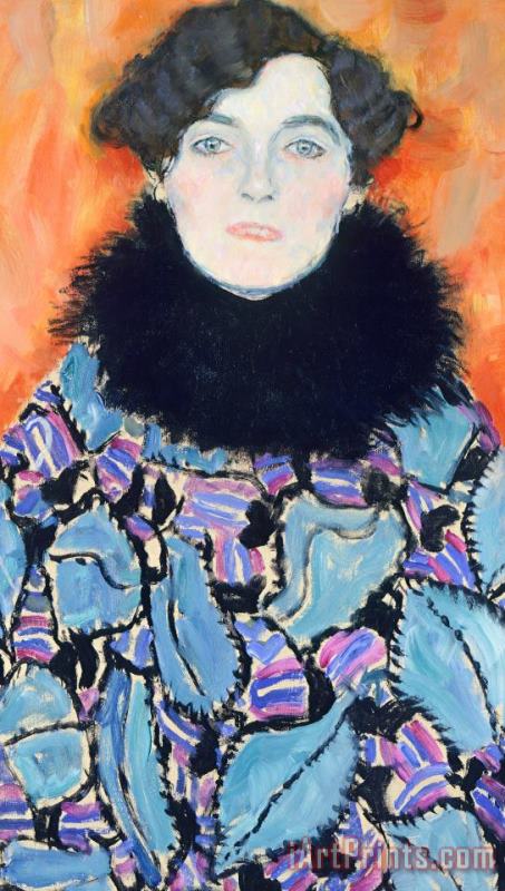 Gustav Klimt Portrait Of Johanna Staude Art Print