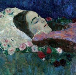 Gustav Klimt Ria Munk On Her Deathbed