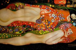 Gustav Klimt Sea Serpents Ii