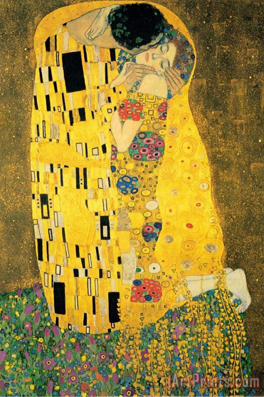 Gustav Klimt The Kiss Ii Art Print