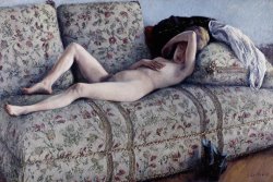 Gustave Caillebotte Nude On A Couch painting