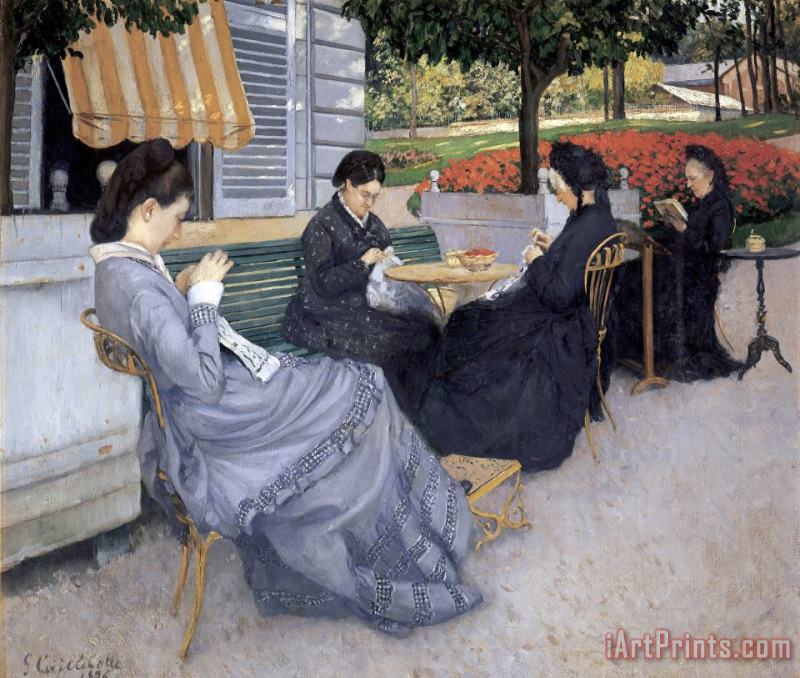 Gustave Caillebotte Portraits in The Country Art Painting