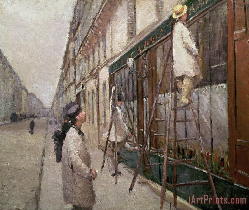 Study For The Painters painting - Gustave Caillebotte Study For The Painters Art Print