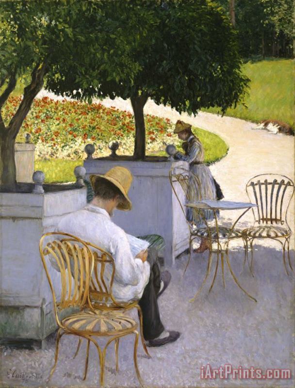 Gustave Caillebotte The Orange Trees Art Print