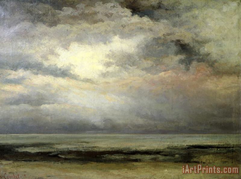 Immensity painting - Gustave Courbet Immensity Art Print