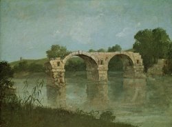 Gustave Courbet The Bridge at Ambrussum painting