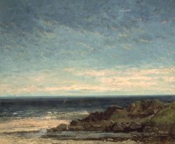 Gustave Courbet The Sea painting