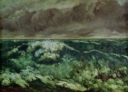 Gustave Courbet The Wave painting