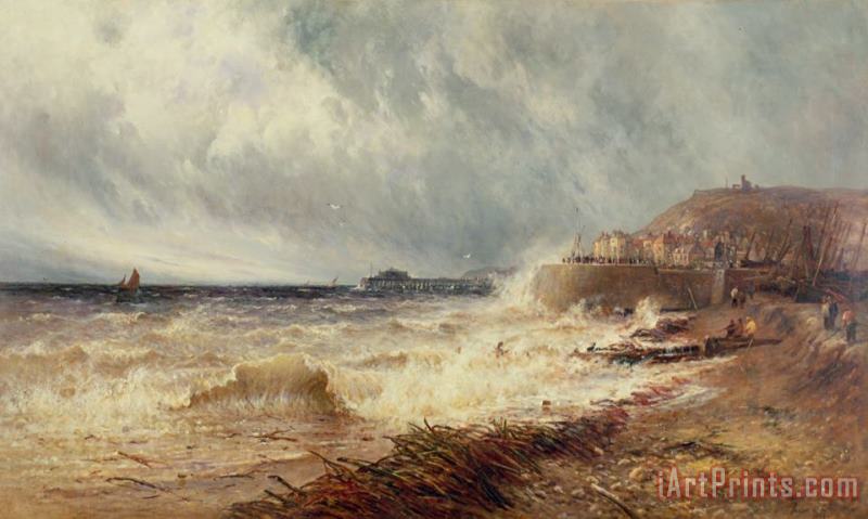 Gustave de Breanski Hastings Art Painting