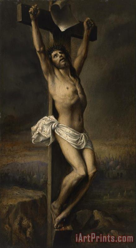 Christ on The Cross painting - Gustave Dore Christ on The Cross Art Print